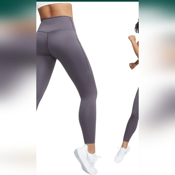 Nike Go Women's Firm-Support High-Waisted 7/8 Leggings with Pockets - Picture 4 of 12